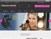 Tablet Screenshot of beautymarketshop.com